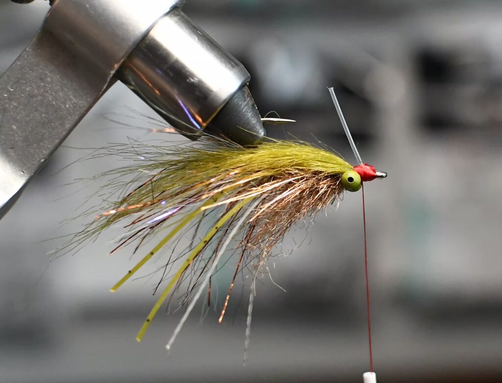redfish gotcha fly final step weed guard